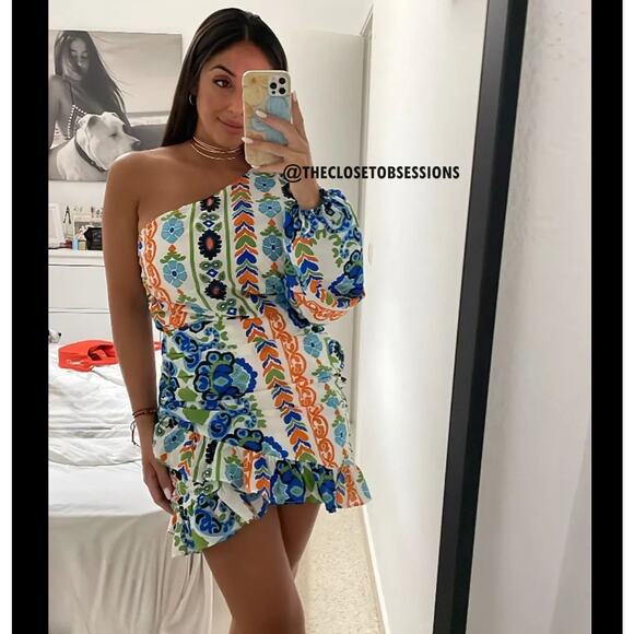 RARE!!! MANGO Asymmetrical Short Dress NWT - Picture 9 of 16